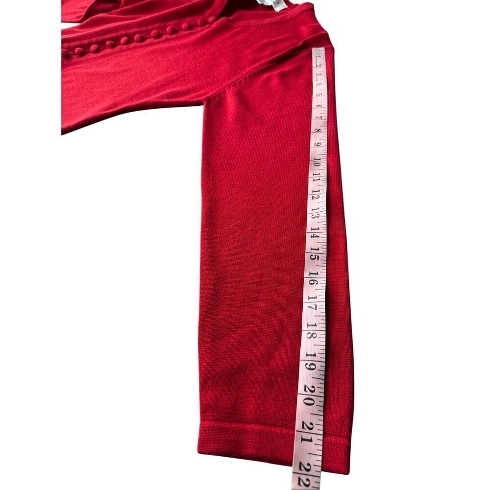 Vintage Appleseed’s Red V-neck Sweater Size L - Picture 8 of 8